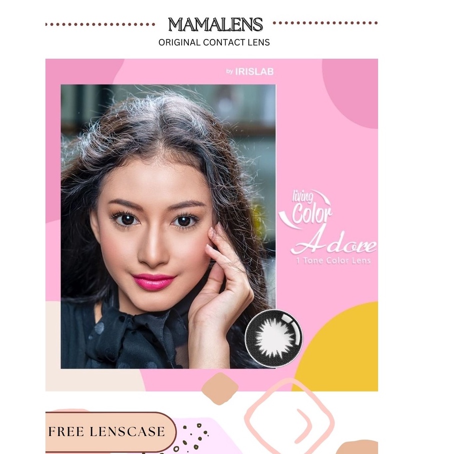 SOFTLENS LIVING COLOR ADORE MINUS -0.50 SD -2.50 | FREE LENSCASE - MAMALENS