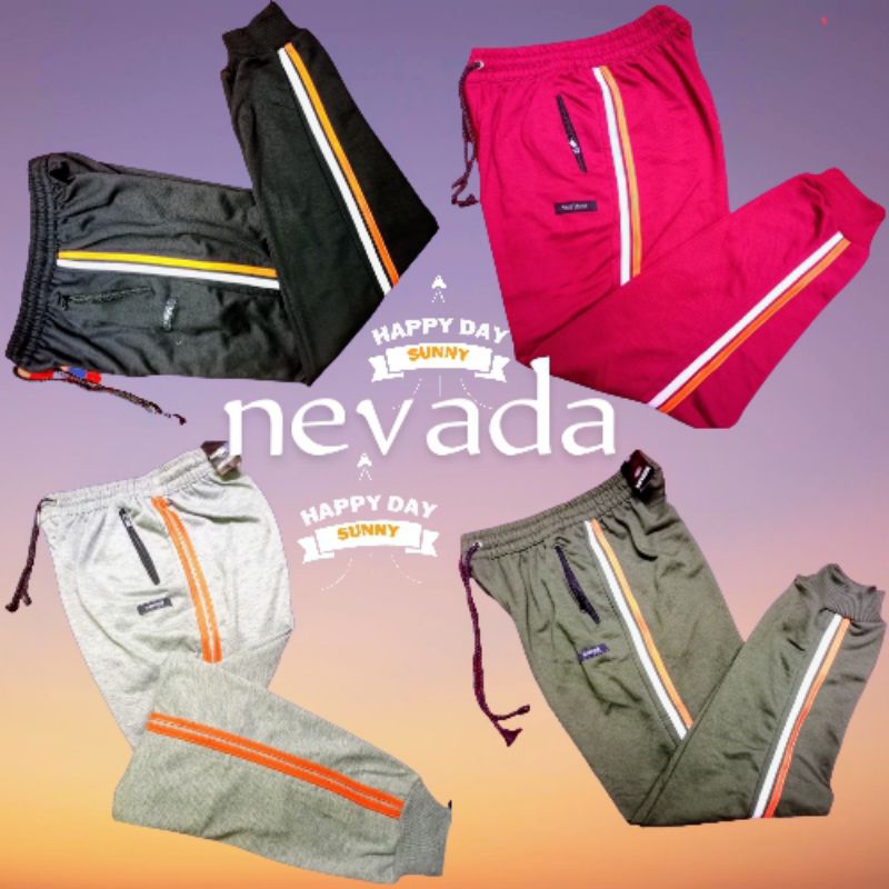 celana trening joger Nevada/celana joger pria/celana joger wanita/celana trening olahraga/celana tre