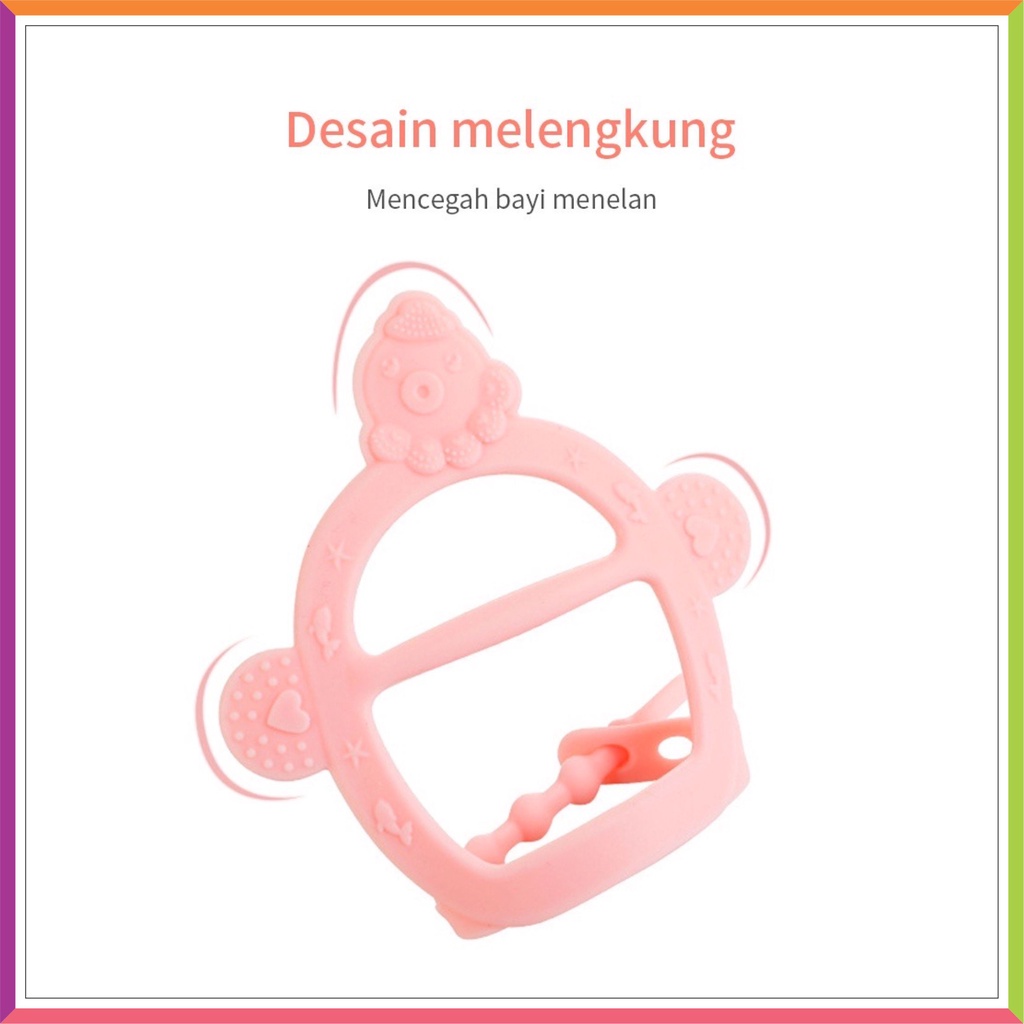 ❤ Fashionbabies ❤ TEETHER GENGGAM SILIKON BPA FREE / TEETHER GELANG GIGITAN BAYI