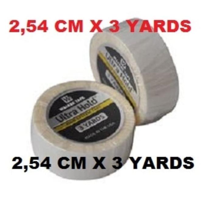 

Isolasi Adhesive Double Tape Toupee Lem Wig Ultra Hold 2.5 Cm X 3 Yard