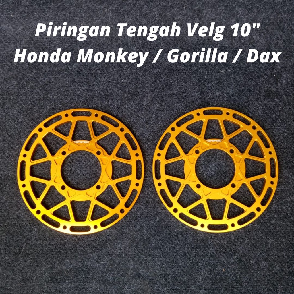 Piringan Tengah Velg 10" Honda Monkey / Gorilla / Dax / Chaly