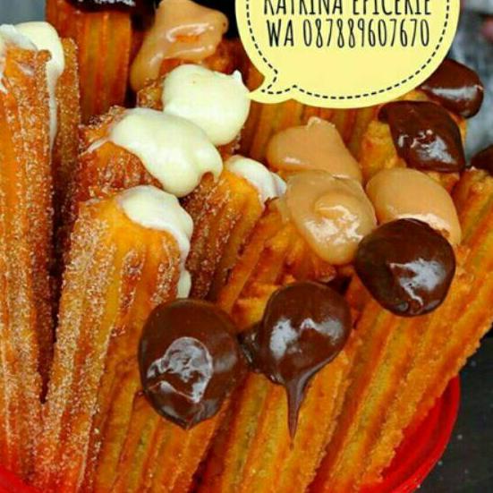 

10.10 HARGA GROSIR Premix Churros Mix Tepung Instant Siap Pakai 500 Gram Spanish Donut 