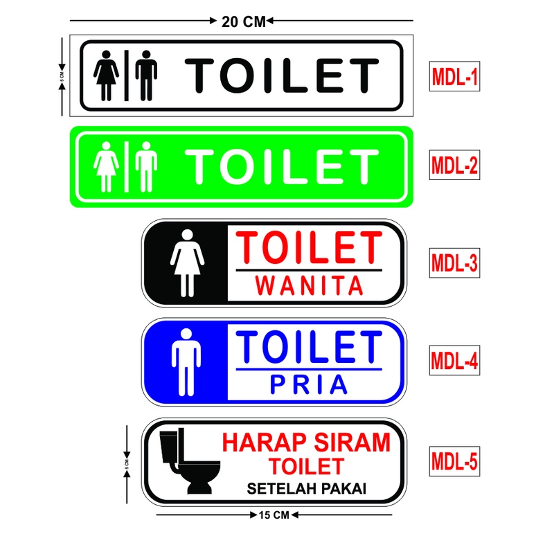 

STICKER SIGN-RAMBU BAHAN VINYL ANTI AIR (LAMINATING)