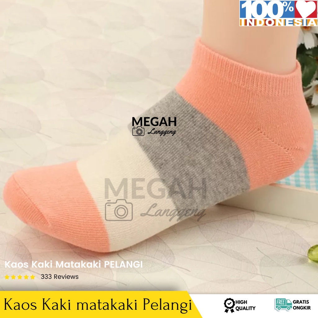 kaus kaki pendek pelangi wanita - kaus kaki polos warna - kaus kaki Semata kaki - Kaos kaki pendek matakaki warna warni/ Ankle socks pria wanita dewasa unisex -Kaos Kaki Polos Pendek - Kaos Kaki Semata Kaki - Grosir Kaos Kaki Pendek Semata Kaki unisex