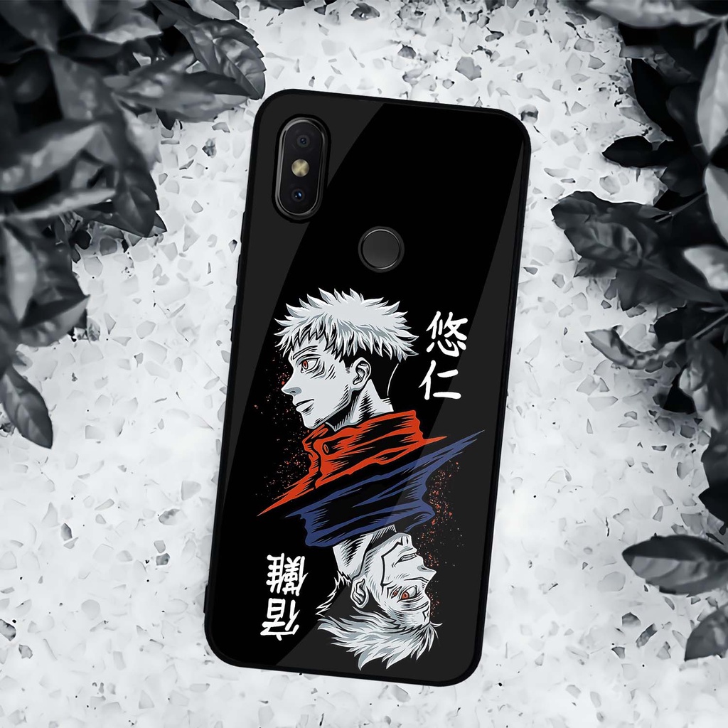 Case Glossy Kilau Redmi S2 | Casing Hp Xiaomi | Pelindung Smartphone | Motif Anime Jujutsu Kaisen