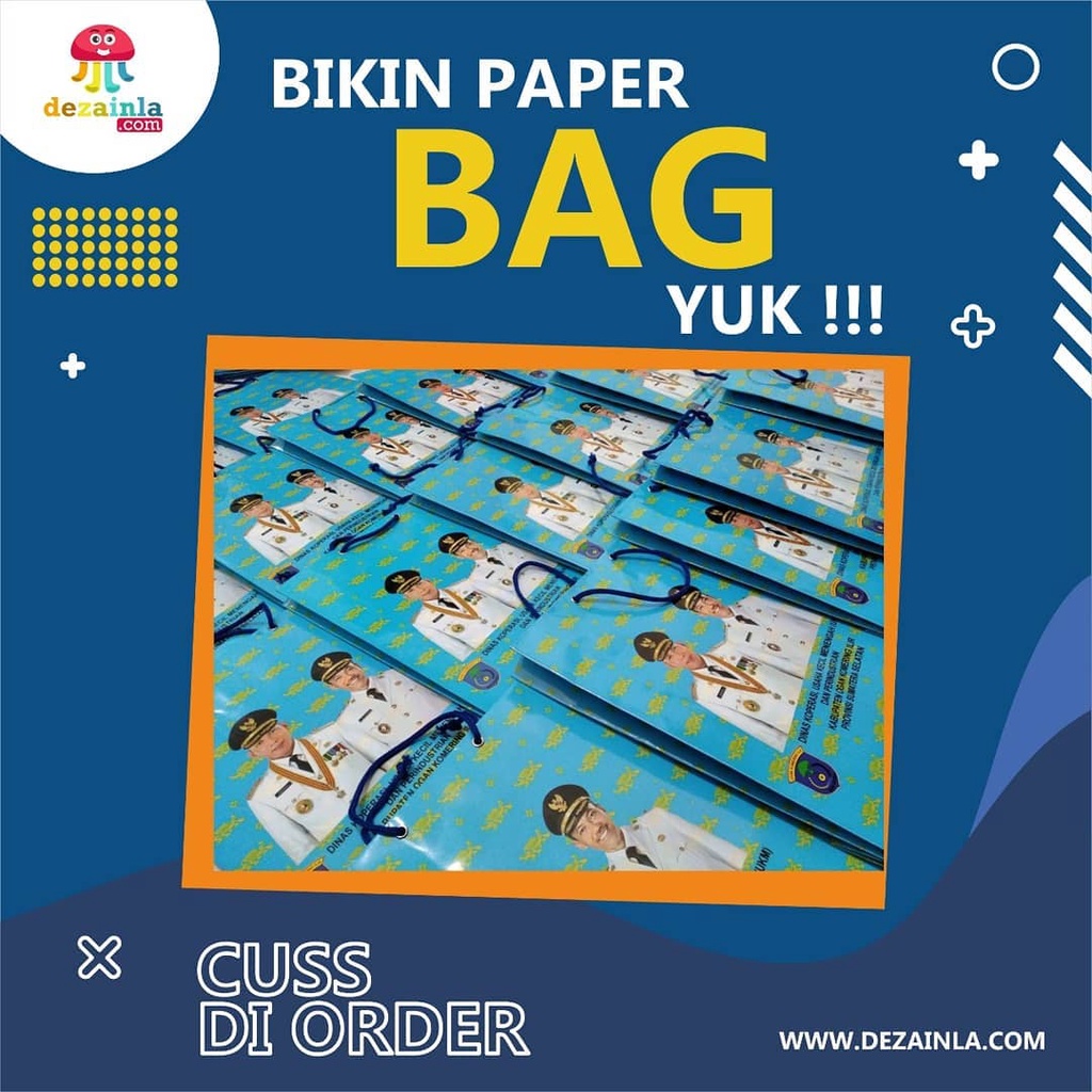 

PAPER BAG CUSTOM SABLON/PAPER BAG SABLON SOUVENIR HAJATAN KADO ULANG TAHUN