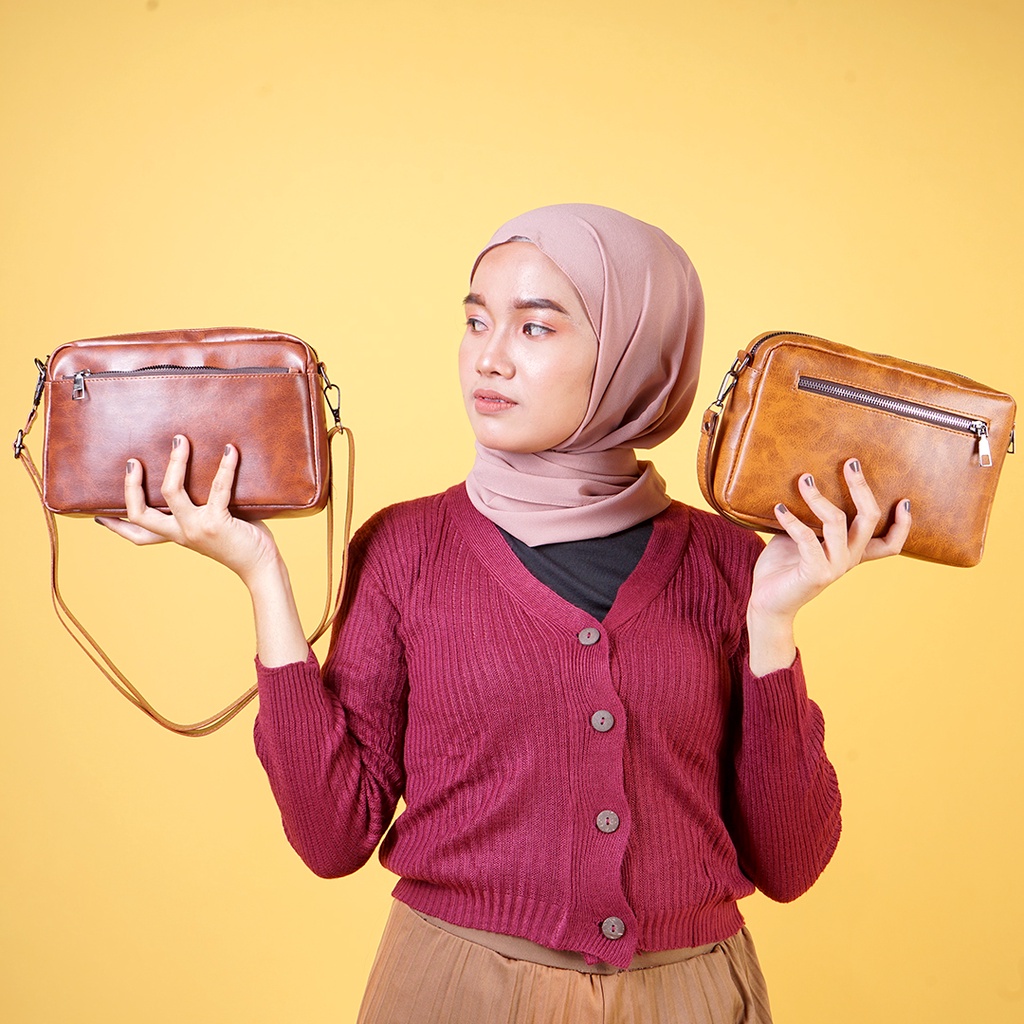 &quot;Danella&quot; Slingbag Tas Dengan Desain Yang Keren Dan Modern Cocok Untuk Segala Aktifitas dan Semua Kalangan KODE OL16