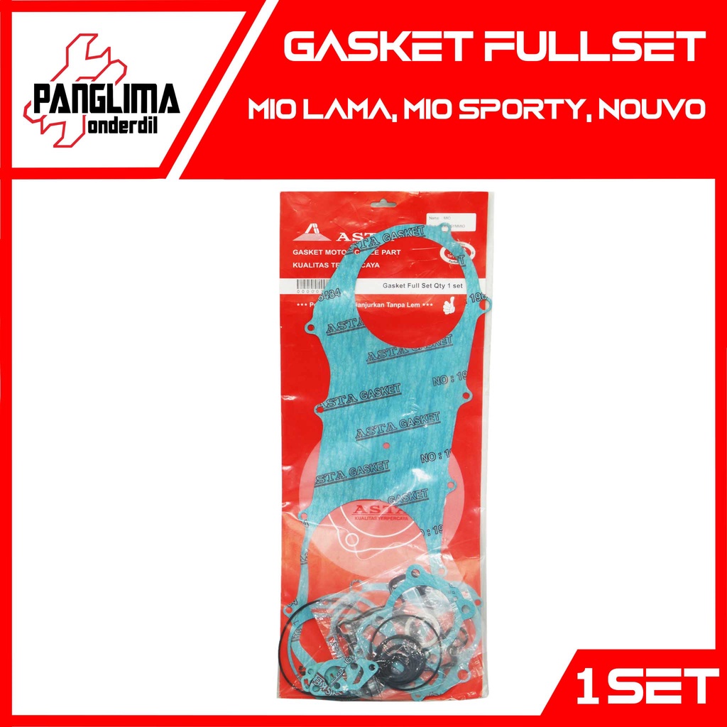 Gasket Fullset Mio Old-Sporty &amp; Nouvo Perpak-Topset Paking-Packing Full-Top-Set Merk Asta