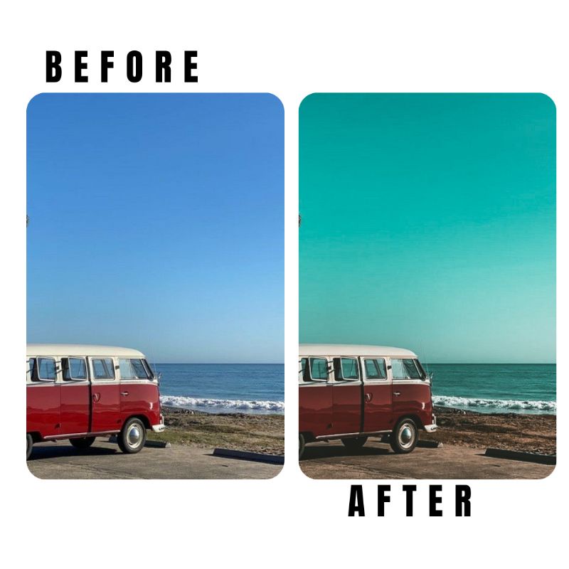 6 Lightroom Preset Roadtrip IOS/Android and Dekstop