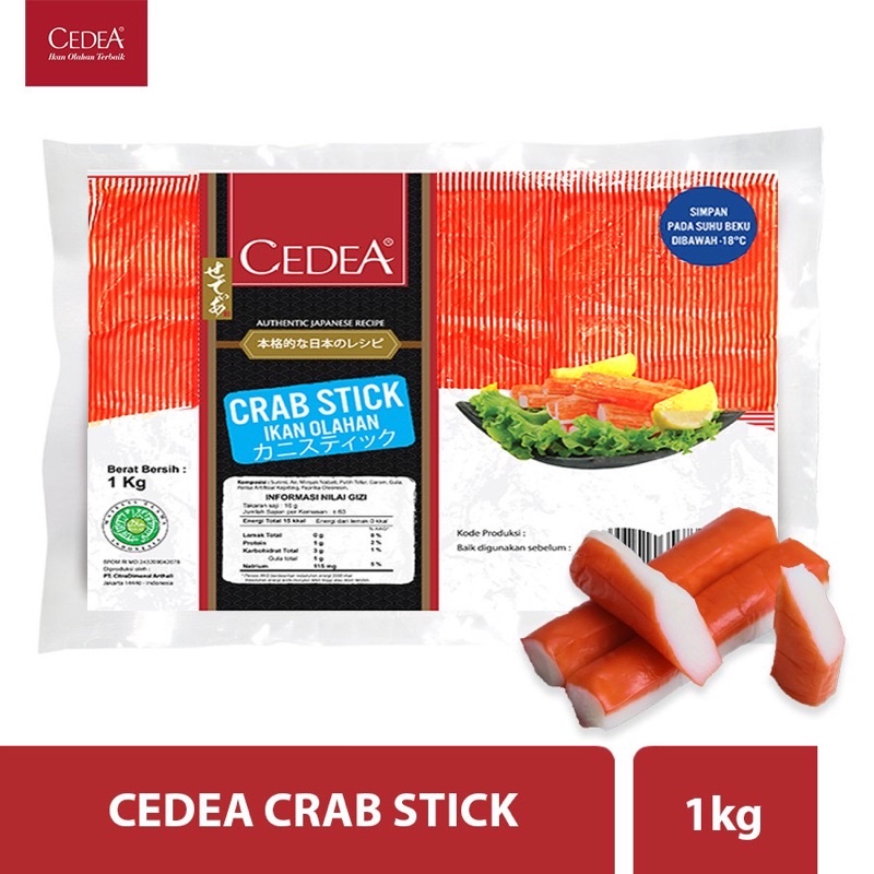 

Cedea Crab Stick 1 Kg Termurah Free Bubble Wrap dan Dus Tebal