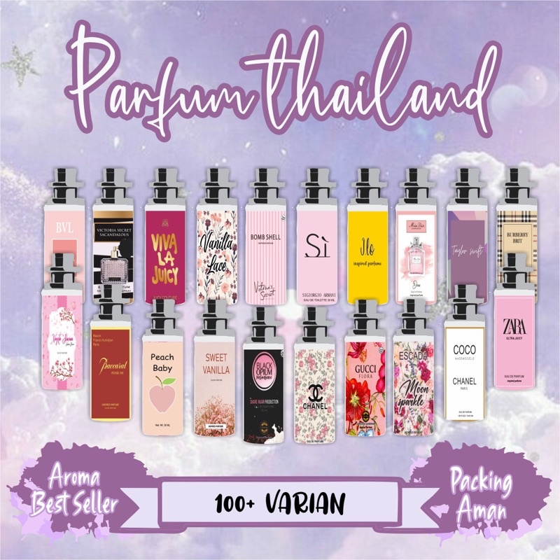 1 LUSIN (12PCS) PARFUM THAILAND PREMIUM ! PACKING AMAN !!