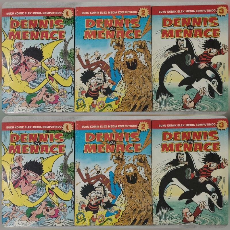 Dennis the menace vol 1.2.3 harga tersebut untuk 3pcs komik