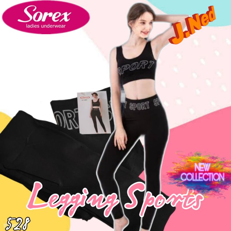 K528 - CELANA SPORT LEGGING OLAH RAGA WANITA SOREX EXCLUSIVE FREE SIZE