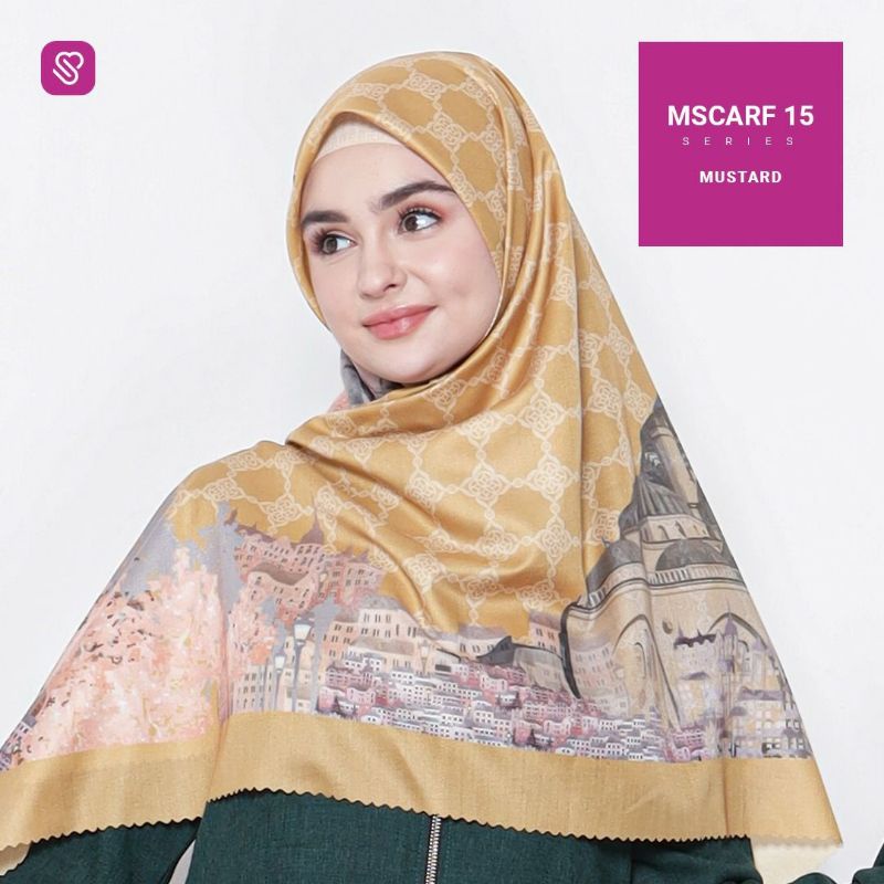 Munira Jilbab Segiempat Mscarf 15 | Hijab Segiempat Munira Scarf Voal Reguler - Jumbo Bahan Premium 