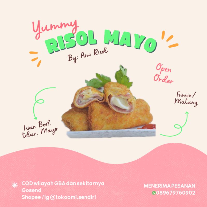 

[ MURAH ] RISOL MAYO PREMIUM