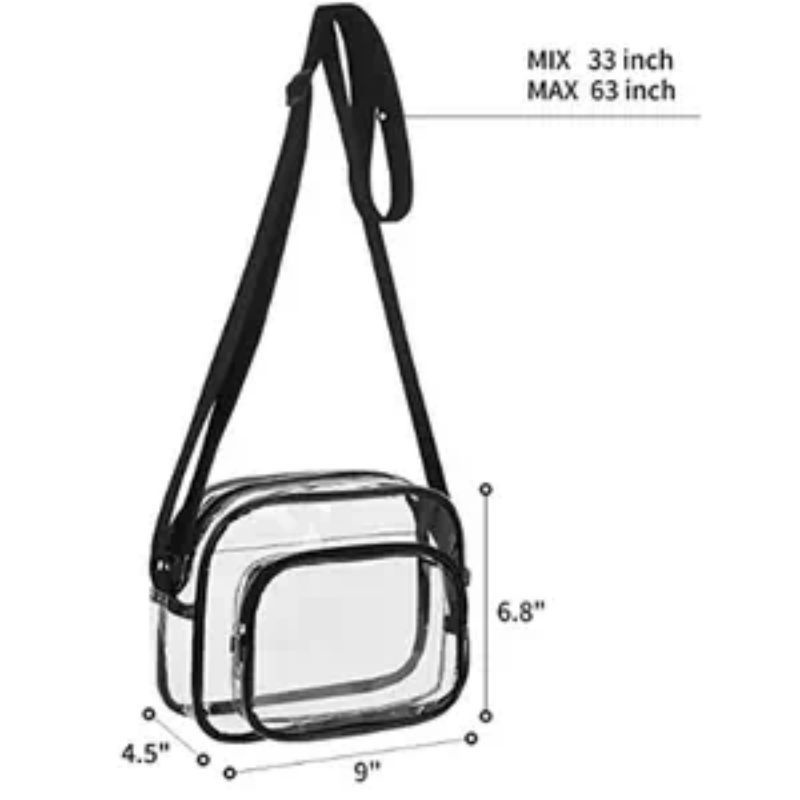 Tas selempang pvc mika tranparan korean rinjani/tas mika