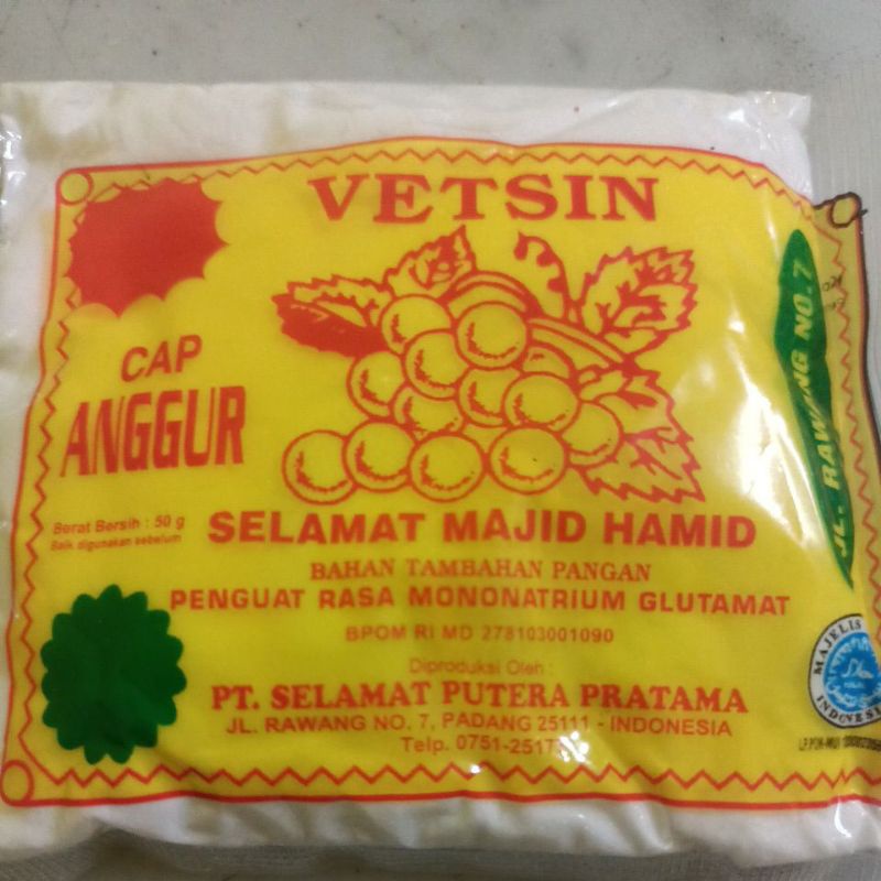 

Penyedap - Bumbu Masakan Padang Veksin isi 20 bungkus