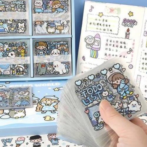 

Big Sale 오 Stiker Box Viral Sticker Aesthetic Tumbrl 1 Box isi 100 Lembar