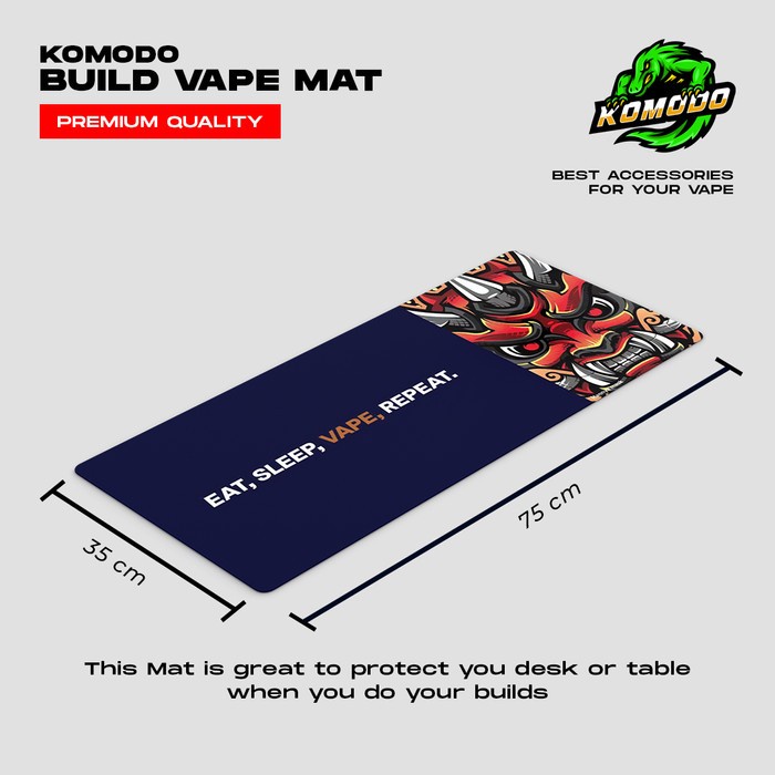 DISKON 50% VAPE BUILDING MAT | 75x35cm | alas karpet besar coil build