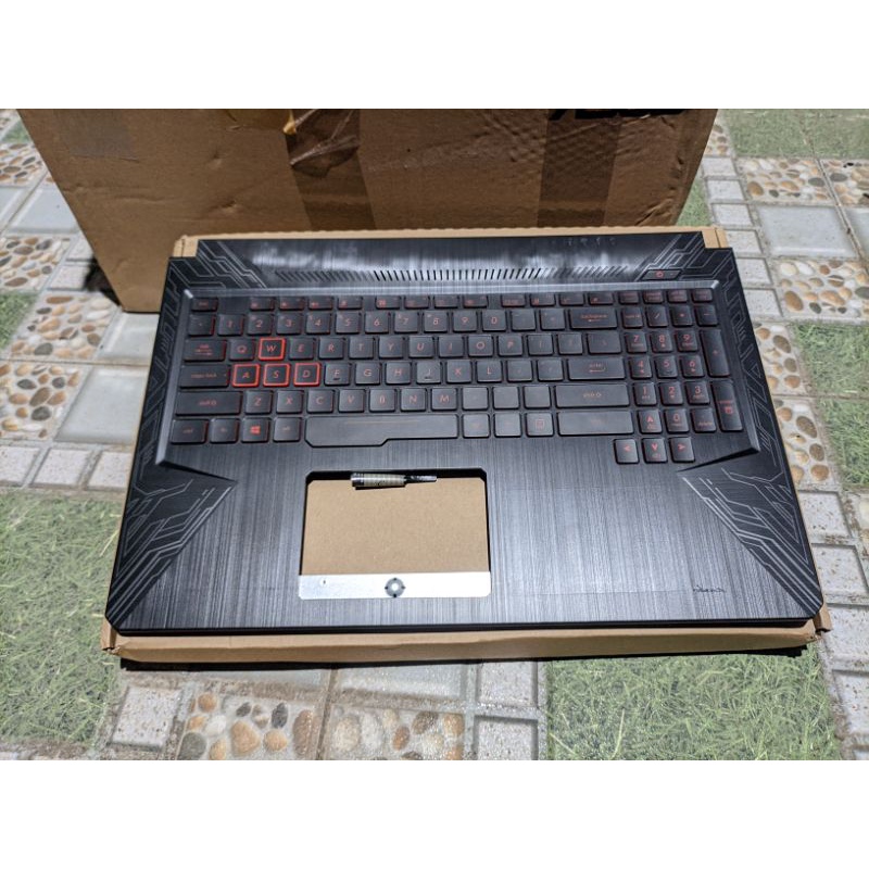 Casing Keyboard / Palmrest / Frame Keyboard Asus rog fx504 ori cabutan