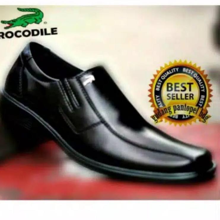 Terbaik Sepatu Pantofel Hitam Coklat Pria Tanpa Tali Pendek Kulit Swedian Formal