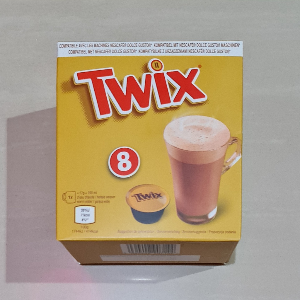 TWIX Chocolate Drink Nescafe Dolce Gusto Compatible Capsules Caps