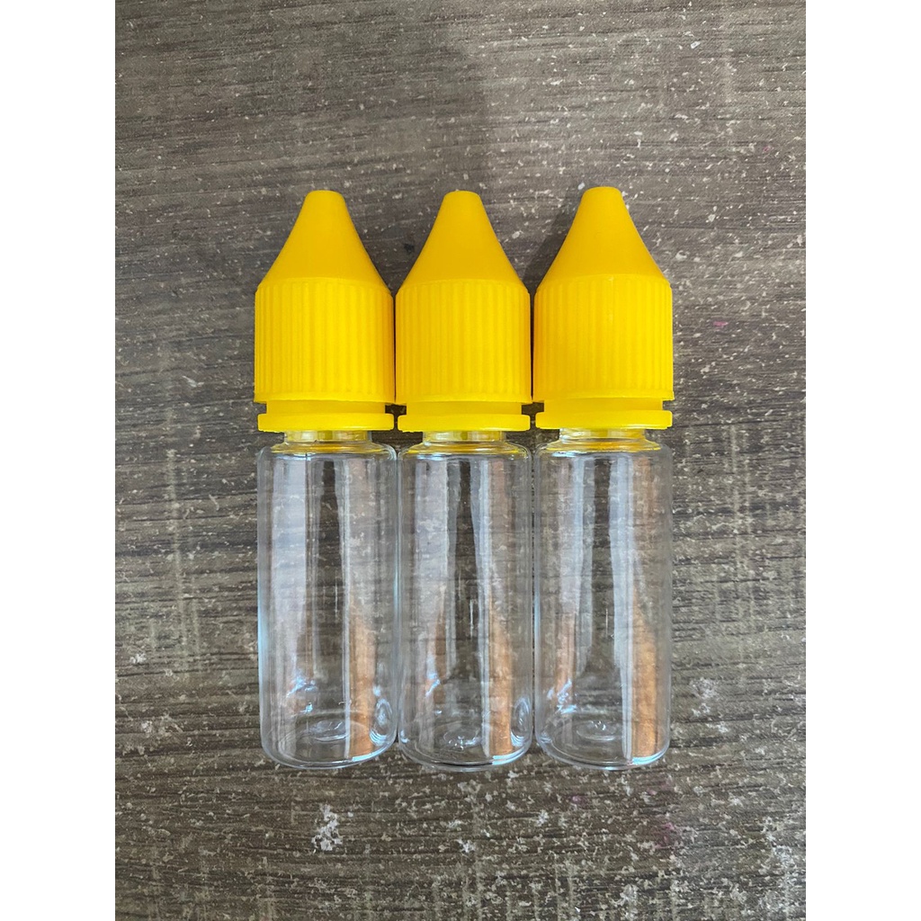 BOTOL ESSEN VITAMIN DAN LAIN LAIN 15ML SUPER KUNING