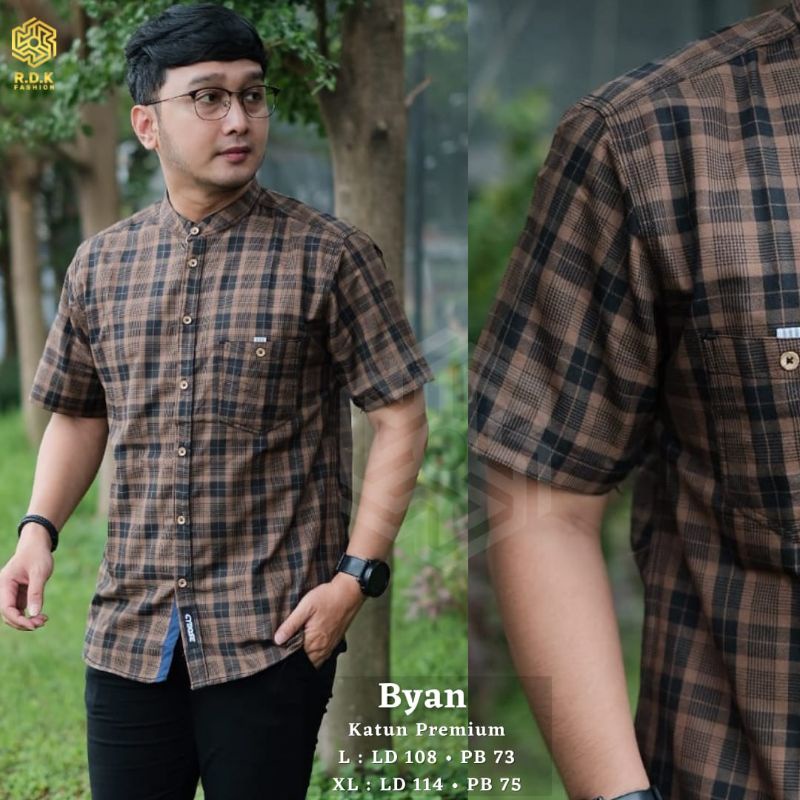 BISA COD • KEMEJA KOKO BYAN BY RDK FASHION