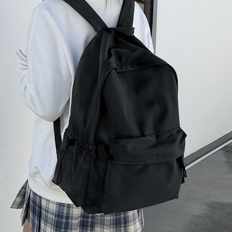 ۩◇﹍Sera Muji Seri Tas Sekolah Kapasitas Besar Wanita Gaya Korea Ransel Mahasiswa Harajuku Ulzzang Sekolah Tinggi Ransel