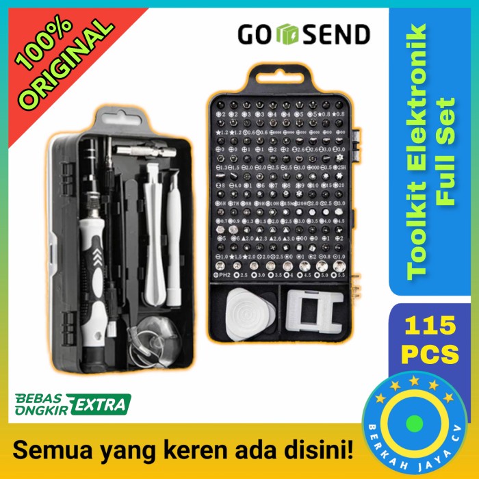 Obeng Hp full set Obeng Service Komputer Laptop Hp Servis 115 in 1