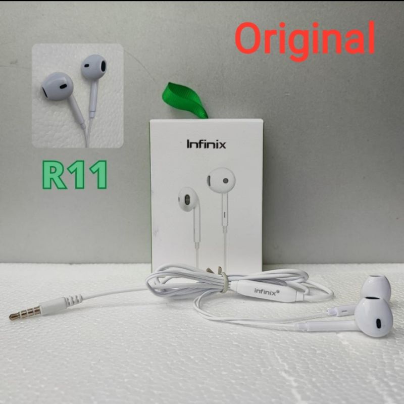 Headset Earphone Infinix Original Bawaan Hp Copotan