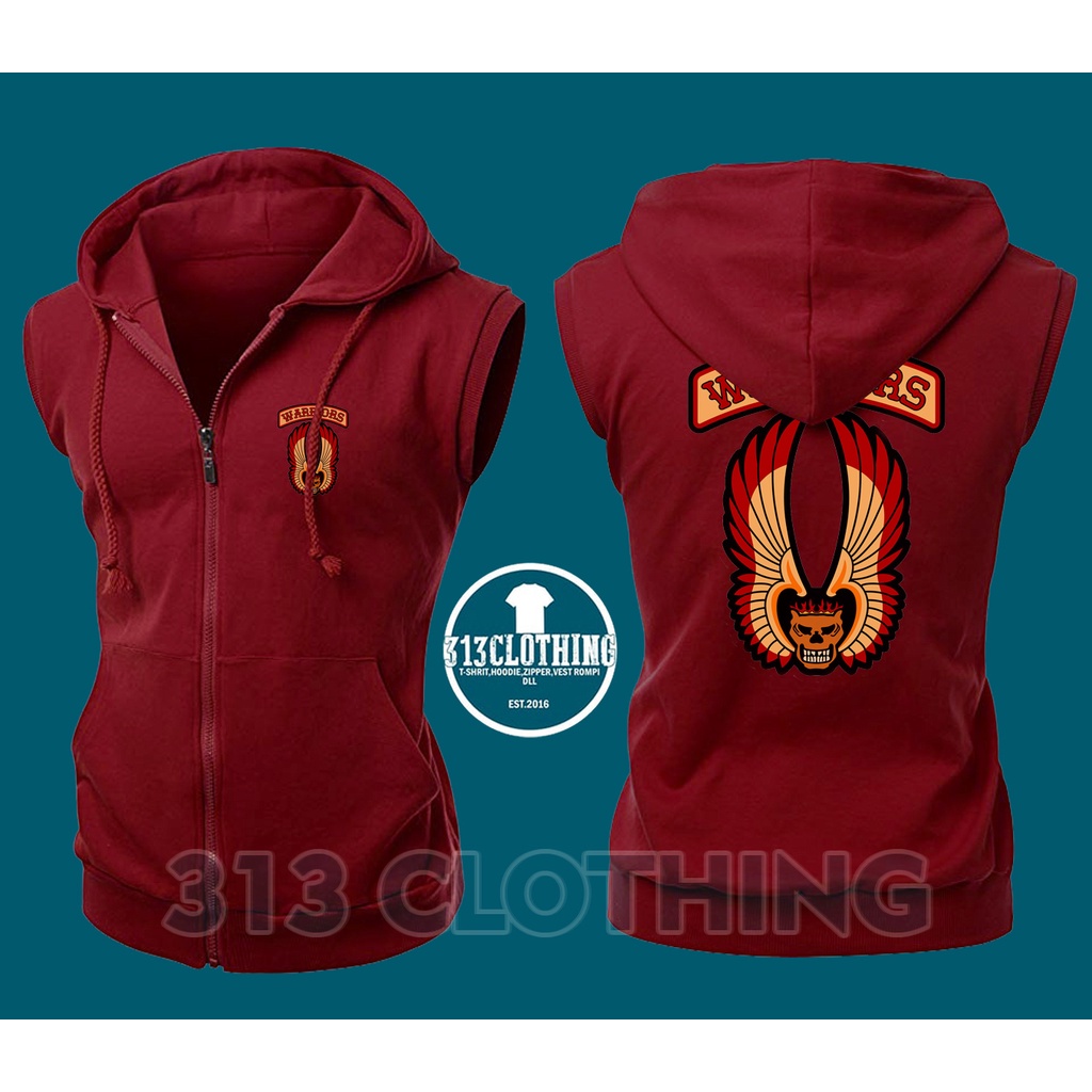 Jaket Rompi Vest Zipper The Warriors Sweater Rompi The Warriors