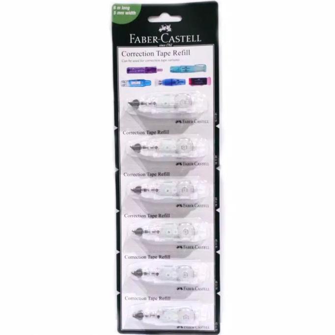 

(COD) Refill Correction Tape QJR / QAR set 6 Faber Castell MURAH Kode 252
