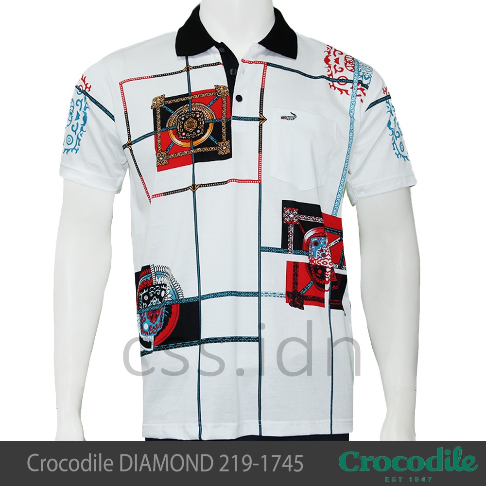 Kaos Kerah Pria Crocodile Diamond 219-1745