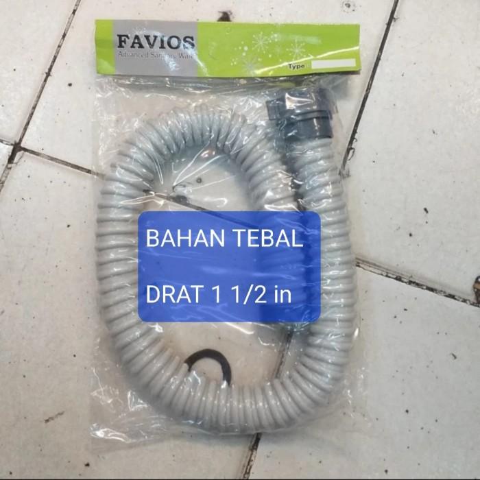 Selang Pipa Flexible Pembuangan Sink/BCP Single Tebal