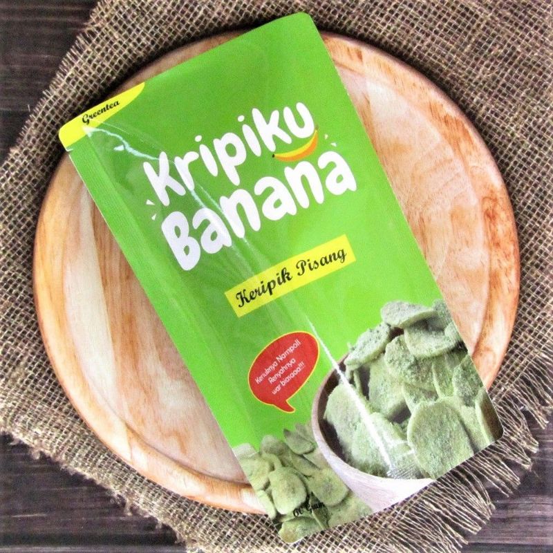 

1 PCS/60 GRAM KRIPIKU BANANA RASA GREENTEA
