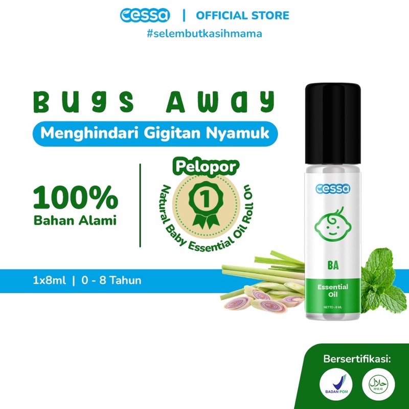 Cessa bugs away 0-3 tahun ( melindungi dari gigitan nyamuk )