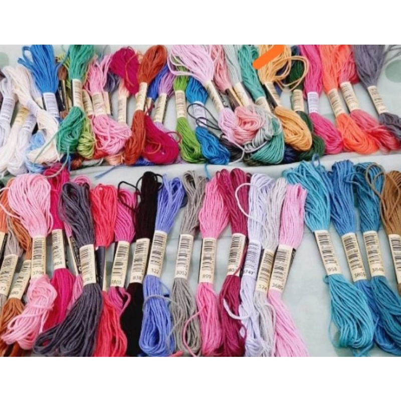 Benang sulam impor kode dmc