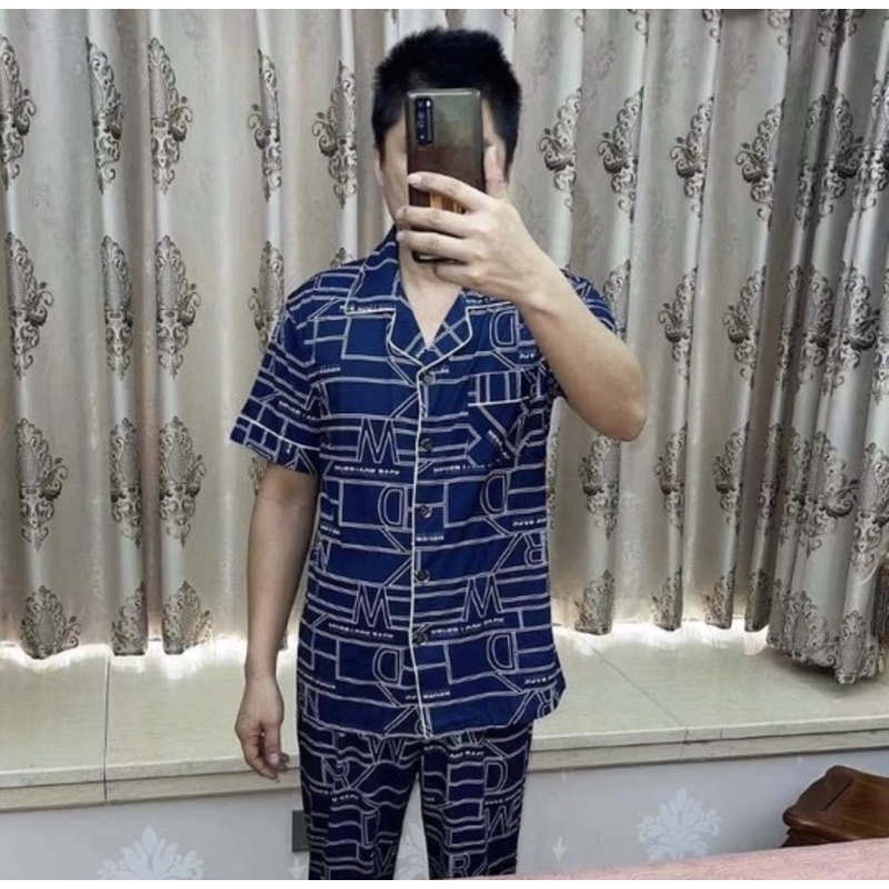 PAJAMAS COWOK DEWASA IMPORT PIYAMA PRIA REMAJA SET CELANA PANJANG PAJAMAS LAKI LAKI KATUN BIG