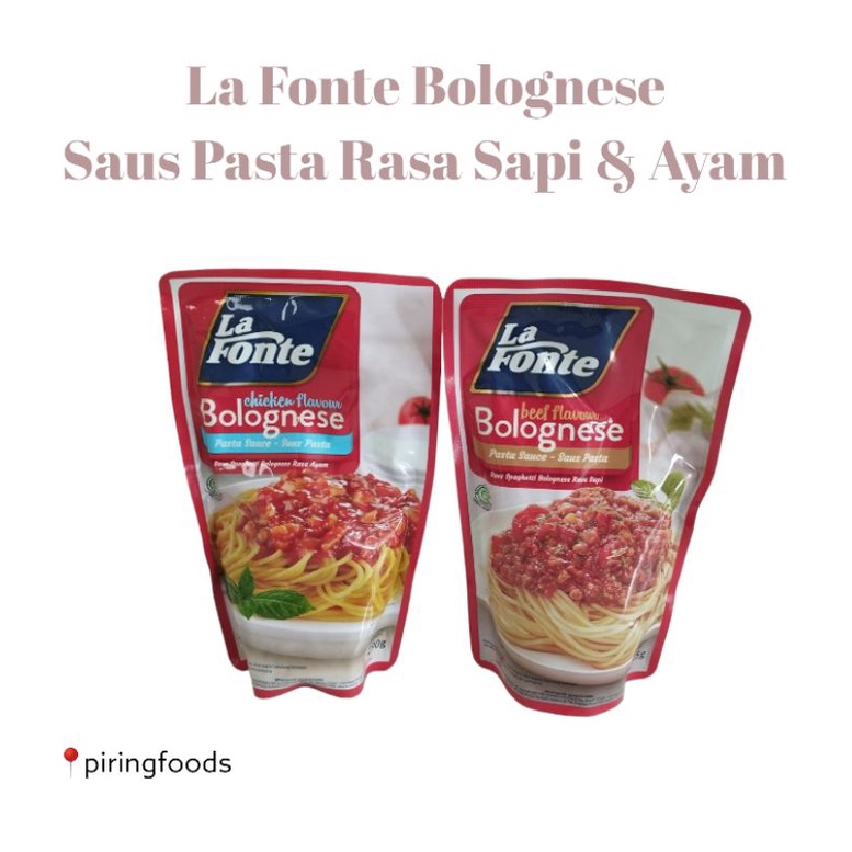 

La Fonte Saus Bolognese / SAUS SPAGHETTI / SAUS LASAGNA ( SAPI & AYAM)