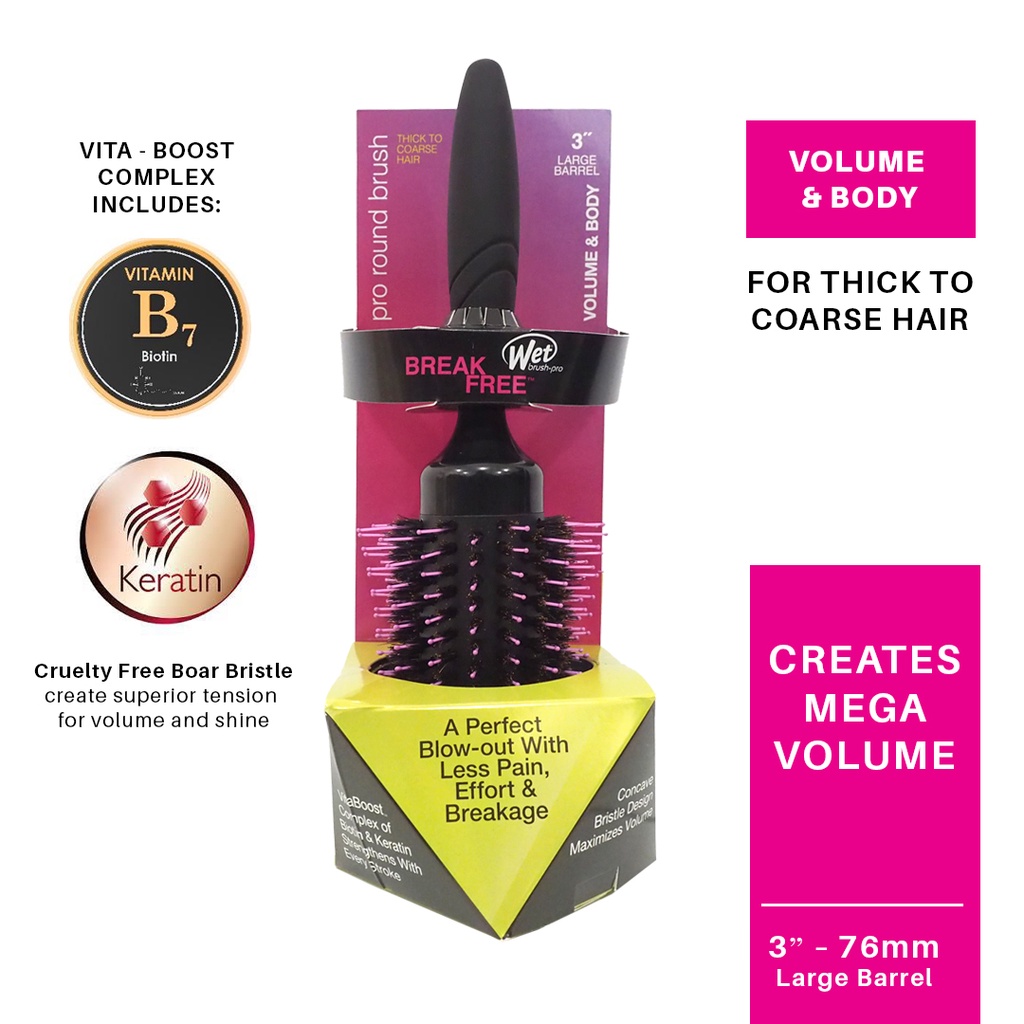 The Wet Brush Round Brush - VOLUMIZING 3&quot; Thick/Course