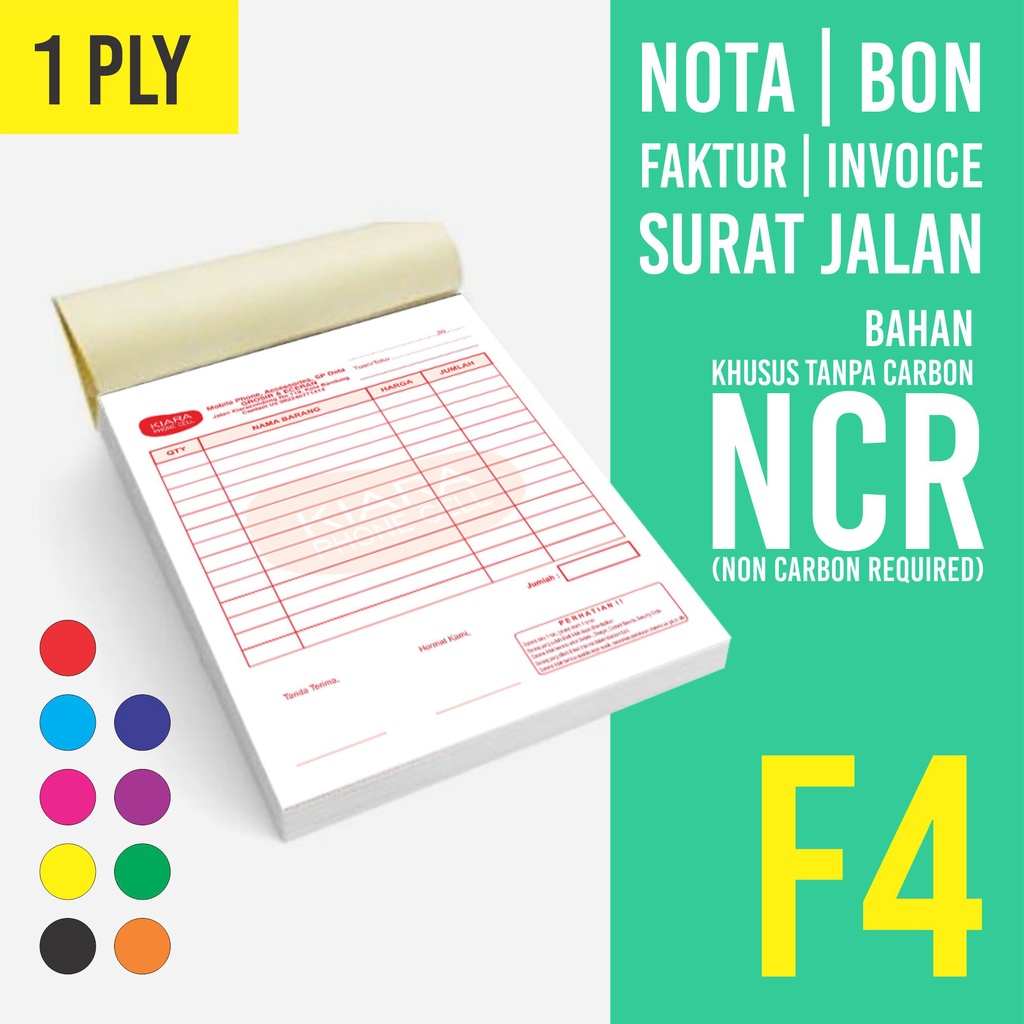 

BUKU NOTA BON F4 1PLY CUSTOM