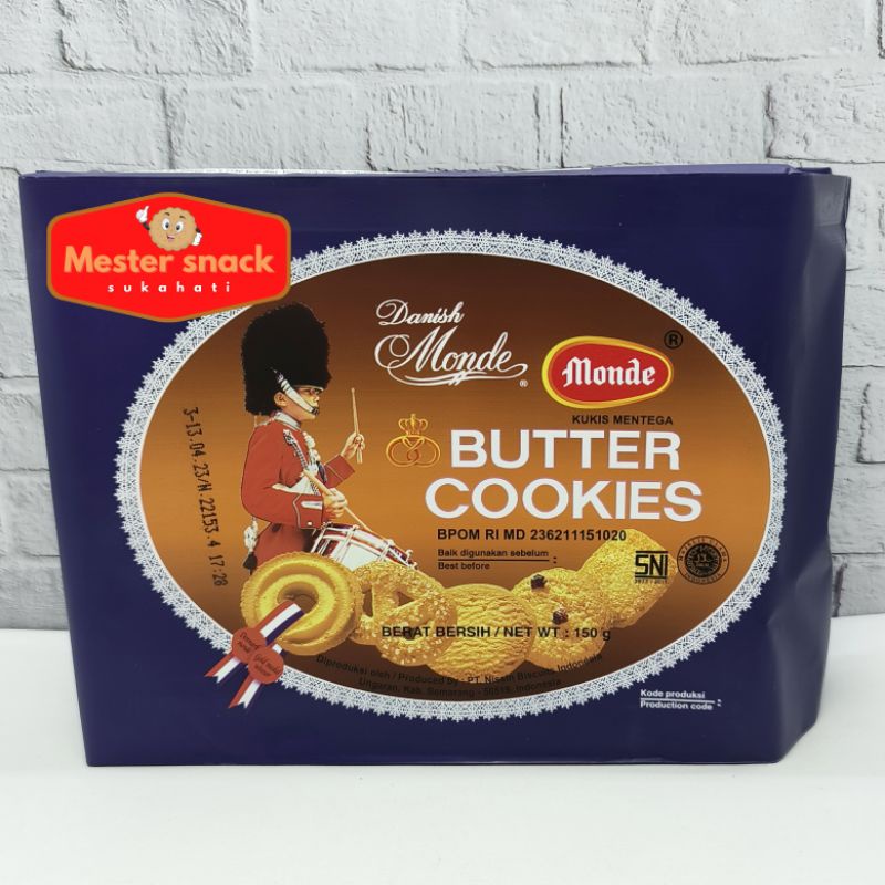 Monde Butter Cookies 150 gram