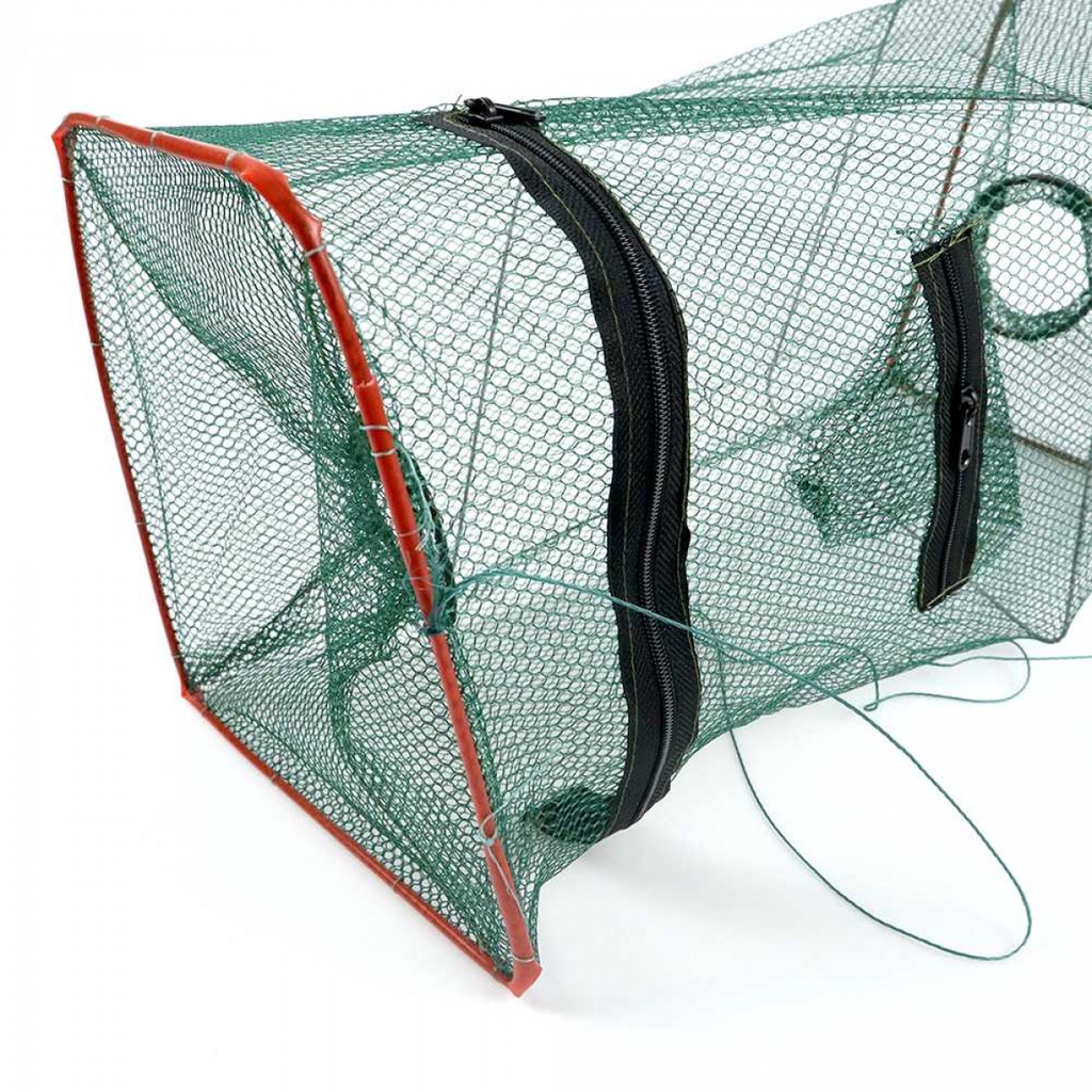 SANGEMAMA Jaring Pancing Ikan Udang Fishing Net Cage Foldable