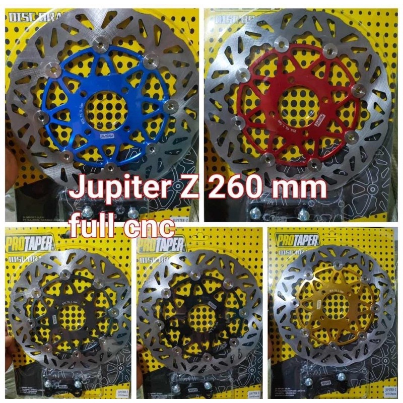 DISC CAKRAM PIRINGAN CAKRAM DEPAN CNC FLOATING CNC PROTAPER PSM 260MM JUPITER Z FIZR 125Z VEGA LAMA NOUVO