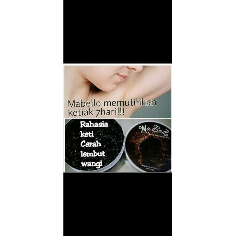 Lulur Mabello 100gr Bedak Lotong Pemutih Kulit Badan Permanen Lulur Hitam Pemutih Badan Aromatheraphy Halal BPOM