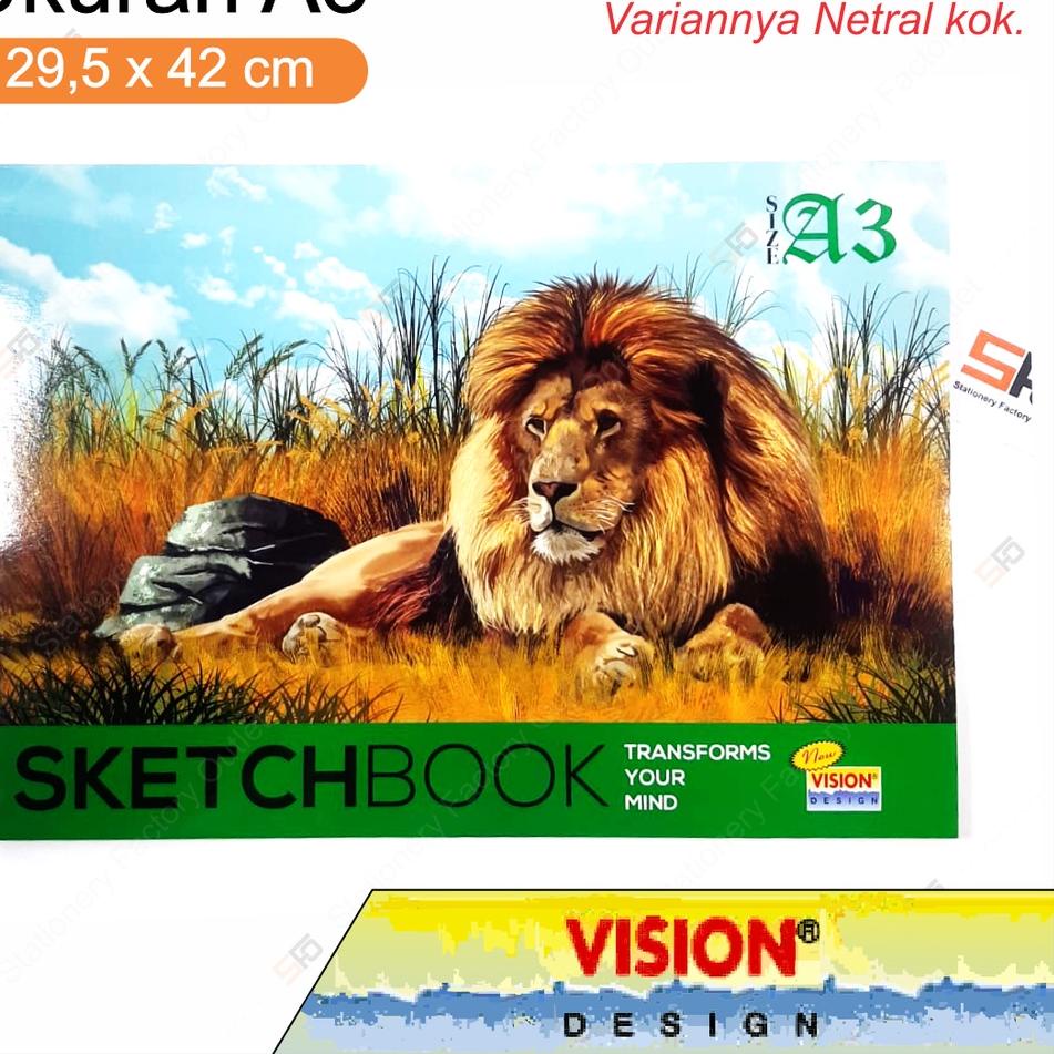 

Promo Menarik Sketchbook A3 Vision - Sketch Book 30 Lembar 200gsm