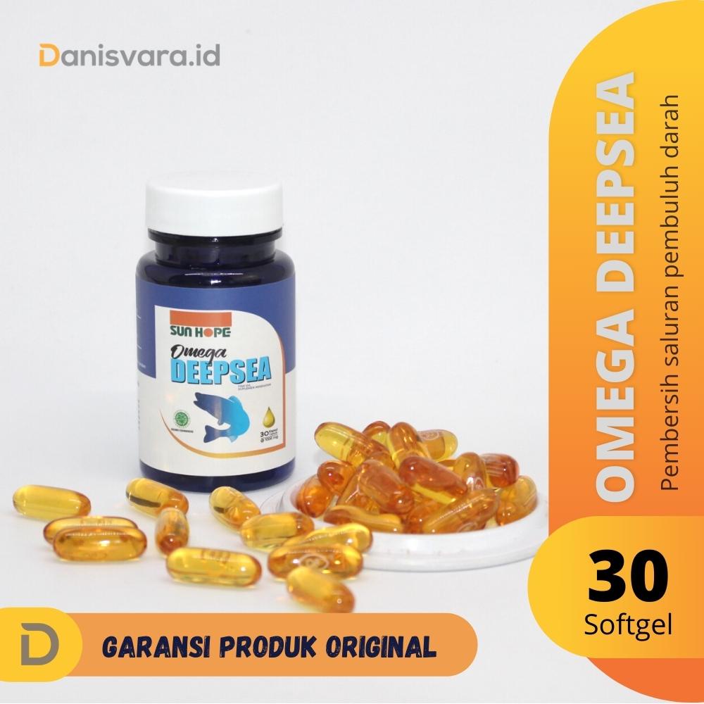 Jual Omega 3 1000mg Sun Hope Omega Deep Sea [Original BPOM dan Halal