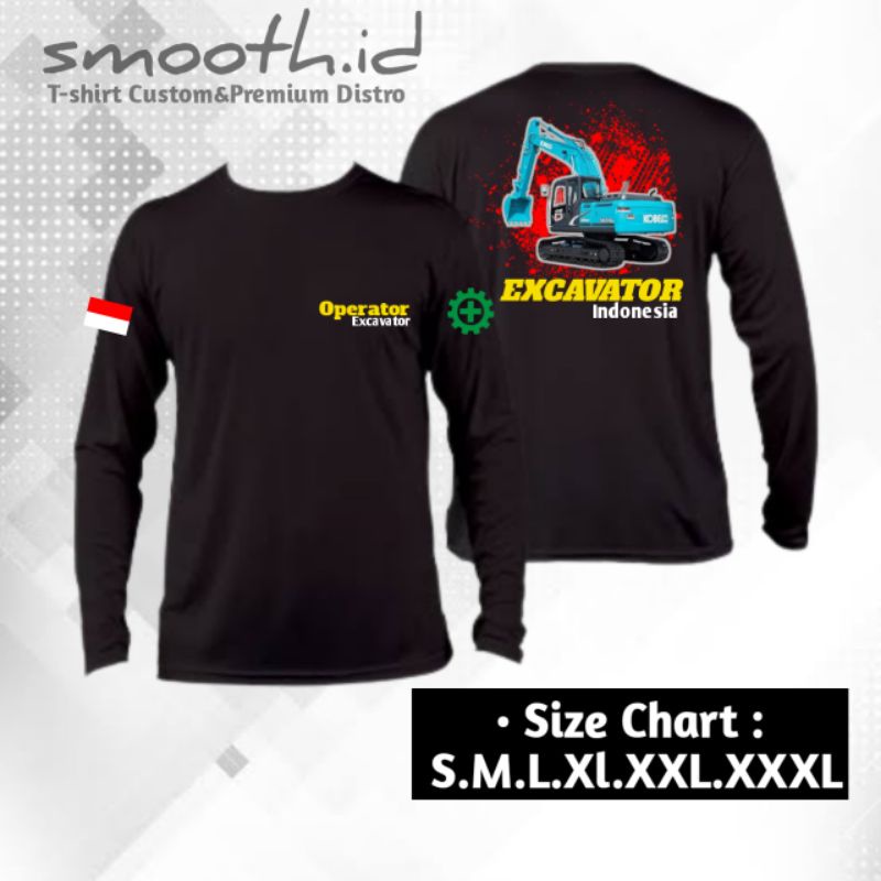 Kaos Operator Excavator | Operator Alat Berat