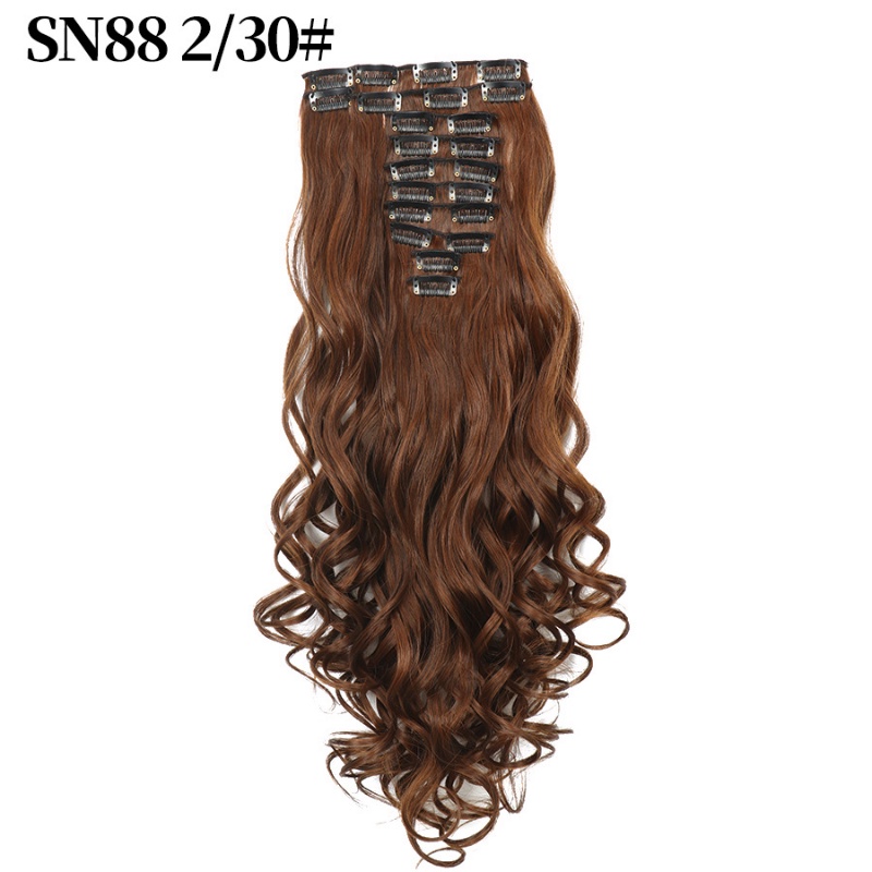 12 Pcs Wig Rambut Extension Model Keriting Besar